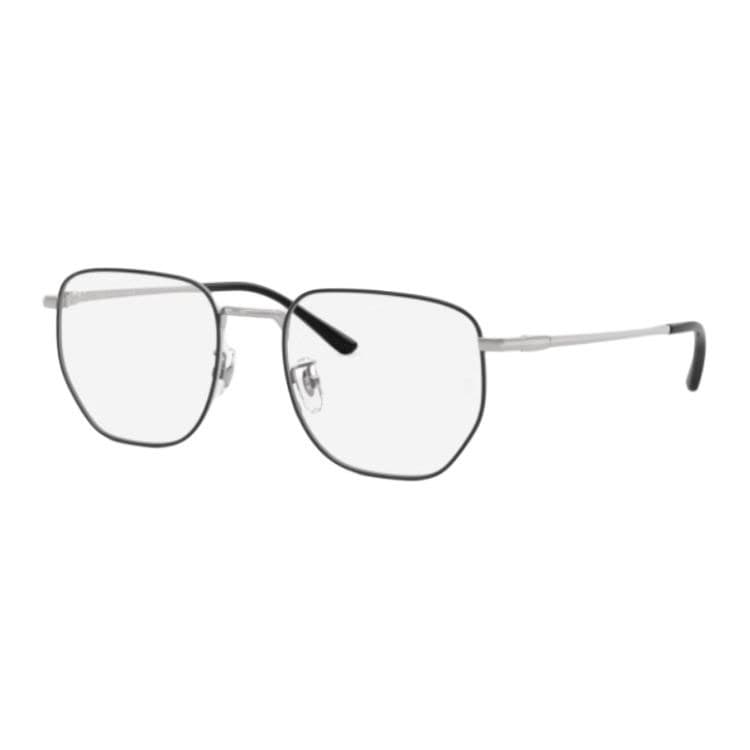 Оправа RayBan Титановые оправы для очков с фигурным дизайном унисекс черный серебряный - изображение 1