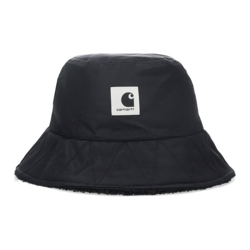 Панама Carhartt WIP Полиэстер Восковая ткань Ведро Шляпы Мужские Черные - изображение 2