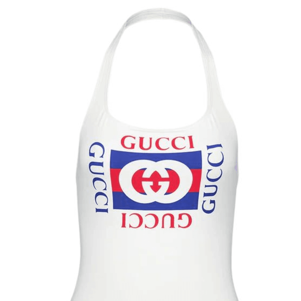 GUCCI One Piece Купальник Женский Белый - изображение 3