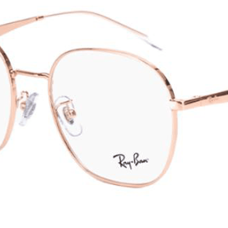 Оправа RayBan Оправа для очков из сплава овальная унисекс золото - изображение 3