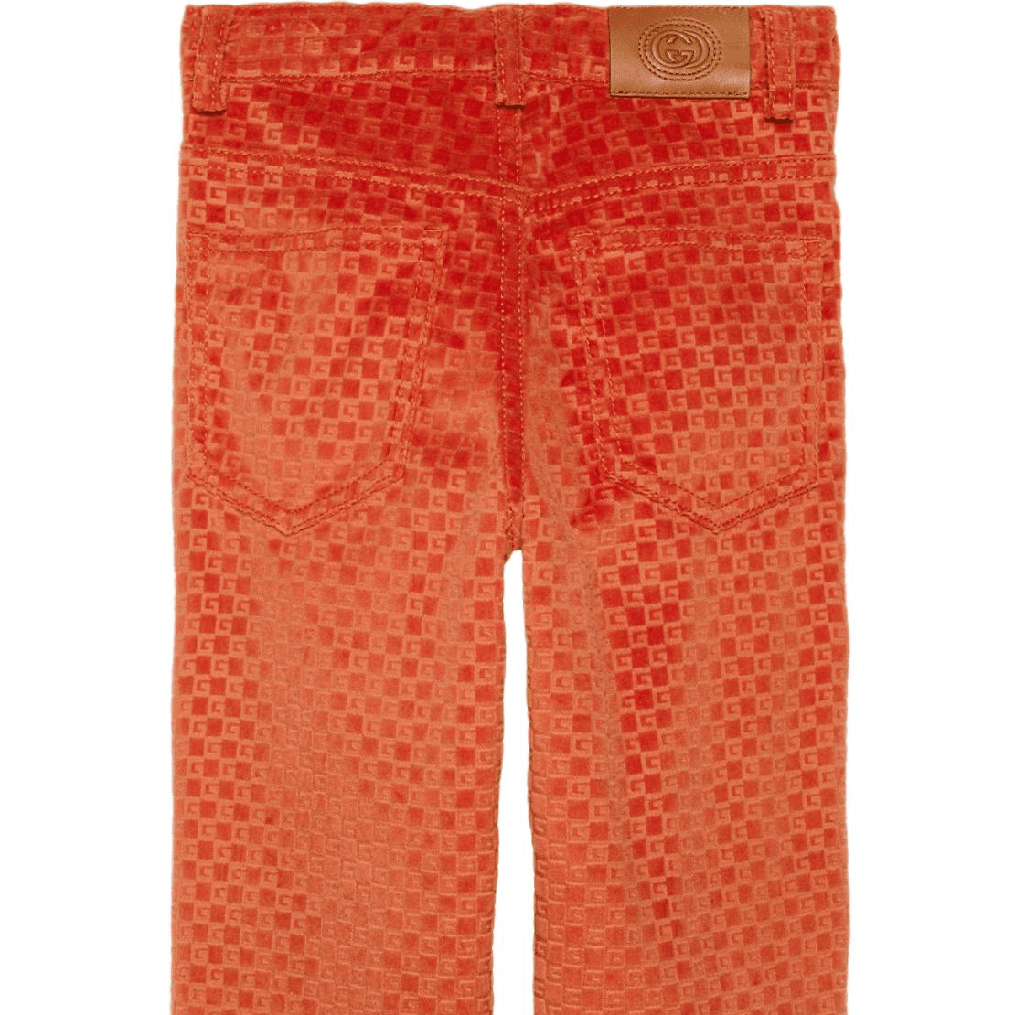 GUCCI Square G Velvet Trousers Logo - изображение 4