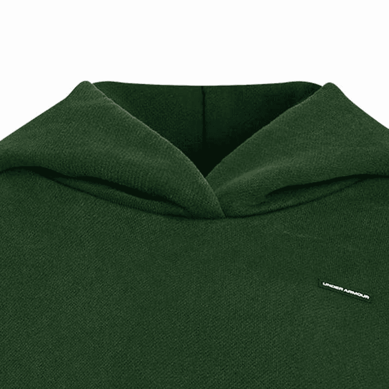 Худи Under Armour Icon FW24 Толстовка для женщин цвет лесной зеленый - изображение 3