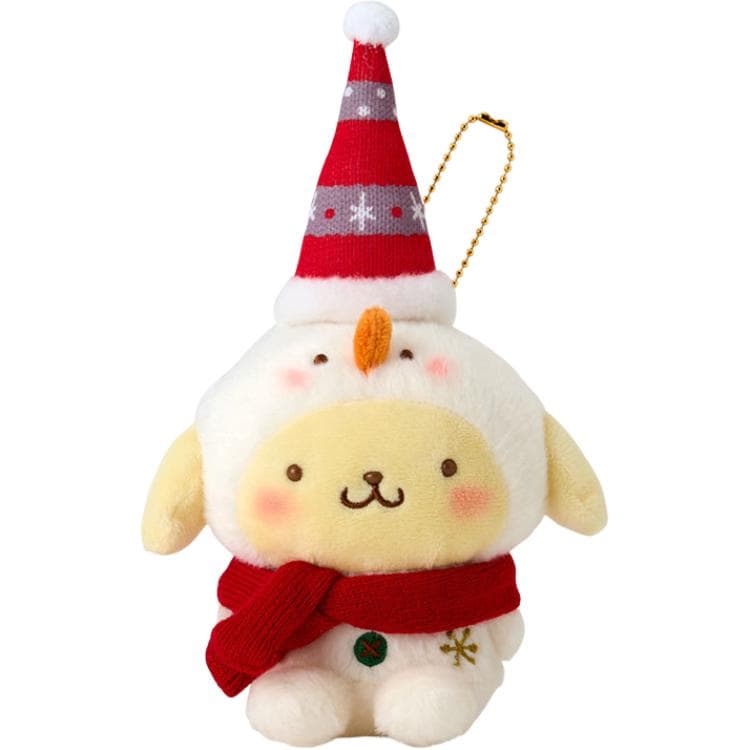 Sanrio Рождественская шляпа Кукла Плюшевый Украшение H20,5cm - изображение 1