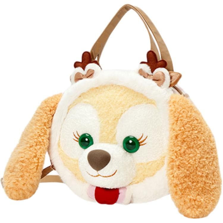 Сумка Disney 2024 Зимняя Duffy и друзья Полиэстер с ПУ (полиуретан) Кукла Плюшевая сумка через плечо Унисекс - изображение 3
