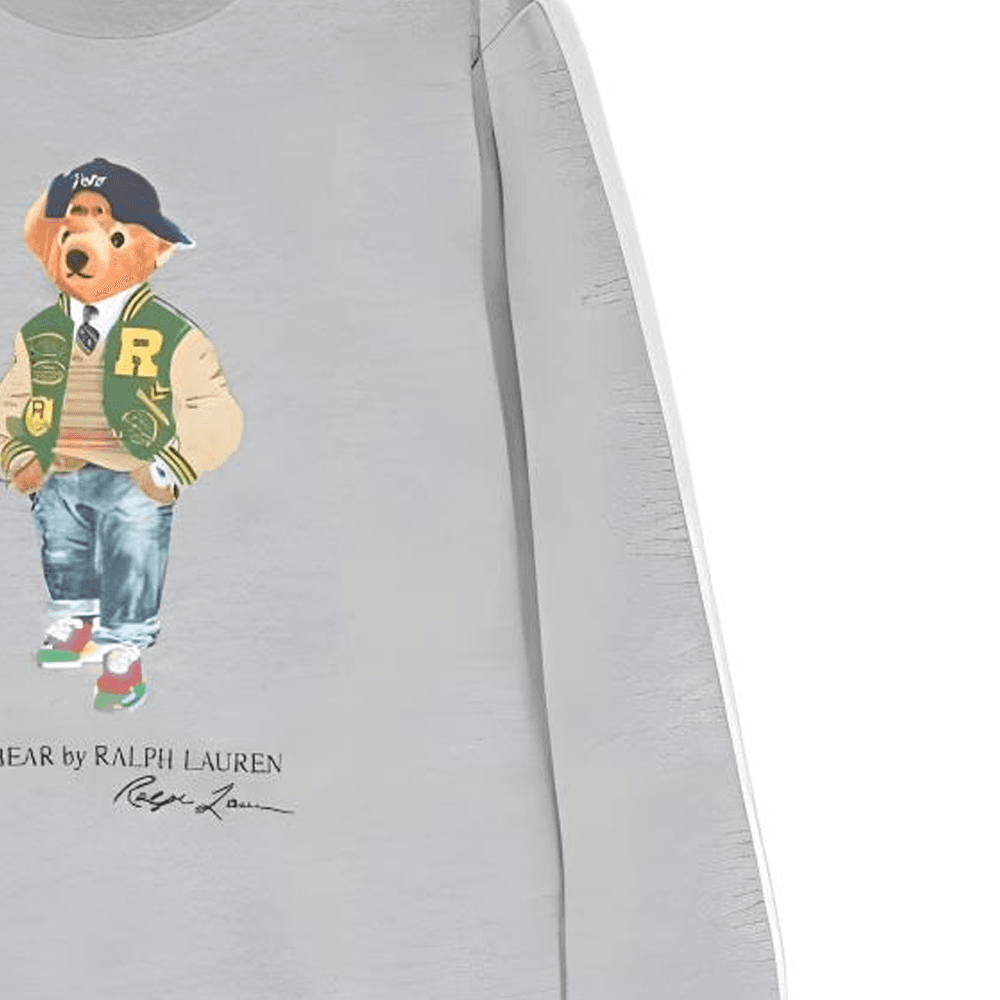 Толстовка Polo Ralph Lauren Серого цвета для детей - изображение 4