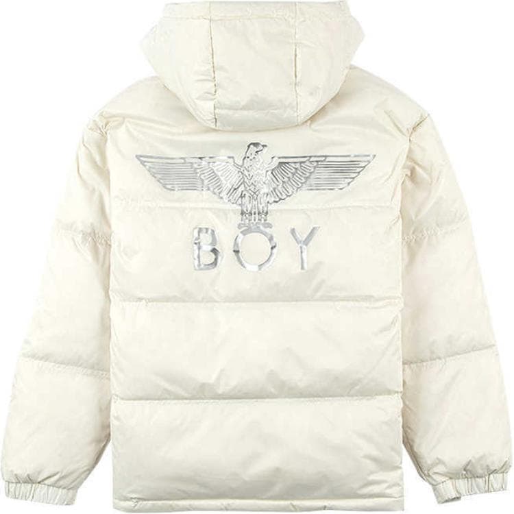 Зимняя куртка BOY LONDON Мужской пуховик экрю - изображение 2