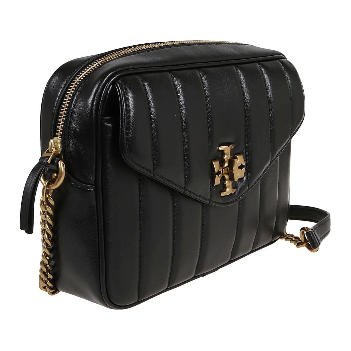 Сумка через плечо Tory Burch Kira Quilted Camera Bag Black - изображение 3