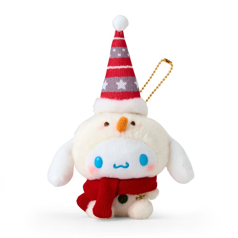 Sanrio Синнаморолл Рождество Шляпа Куклы Плюшевый Украшение Длина корпуса 8 см - изображение 1