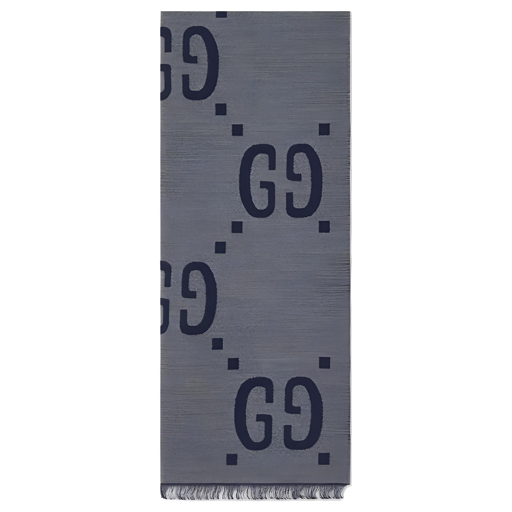 Шарф Gucci Logo Scarf Grey - изображение 2