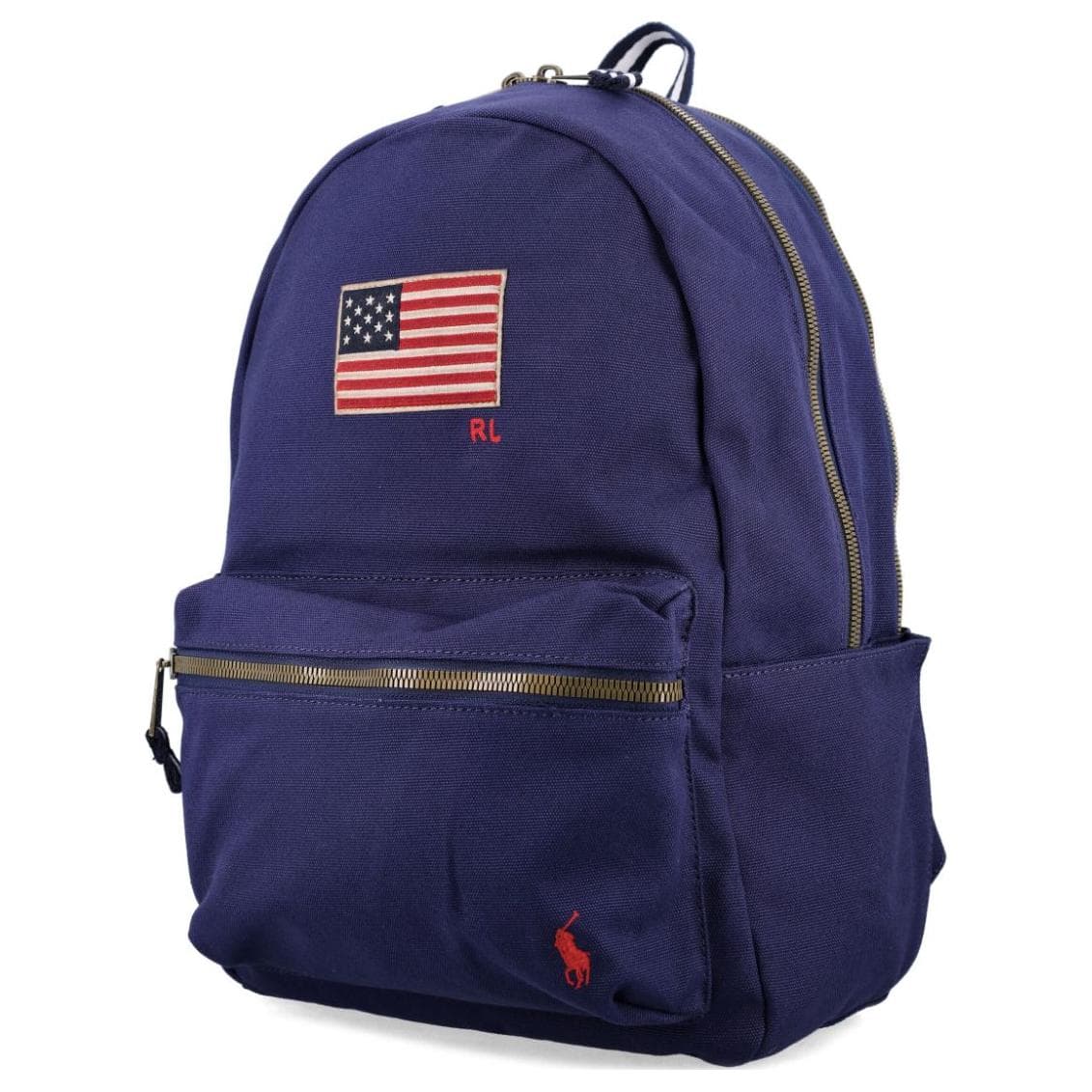 Рюкзак Polo Ralph Lauren Хлопковый рюкзак унисекс морского синего цвета - изображение 2