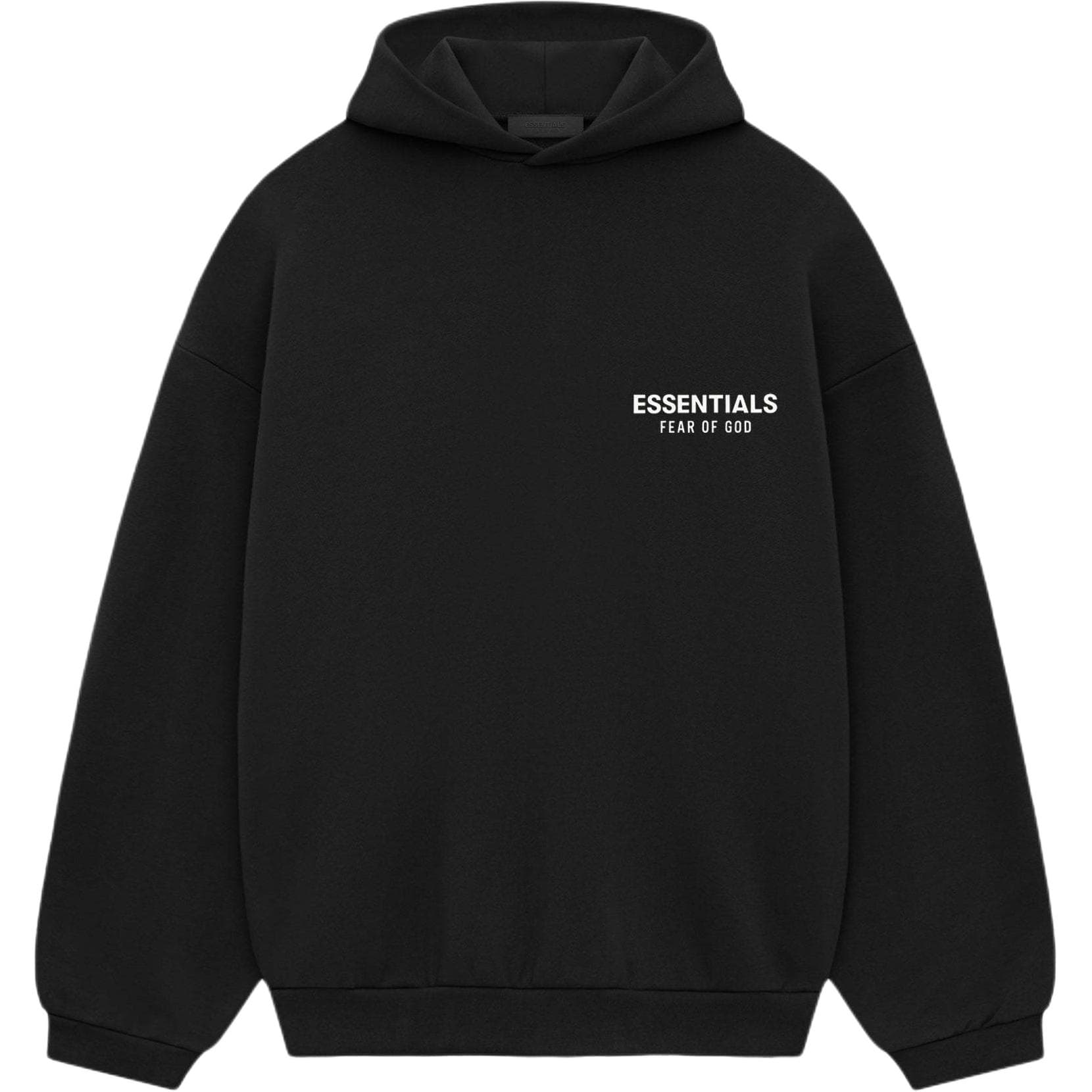 Худи Fear of God Essentials FW24 Holiday Core Hoodie Meteorite Black - изображение 2