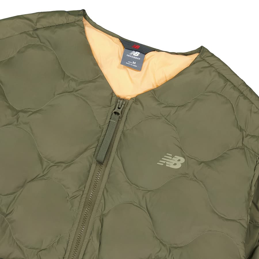 Куртка New Balance Пуховики и пальто Мужской Армейский зеленый - изображение 5