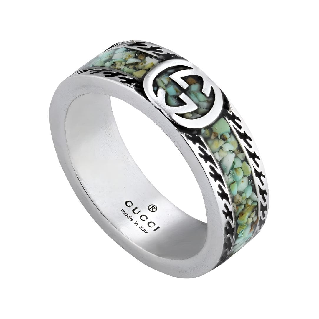 Кольцо Gucci Interlocking G Silver Ring - изображение 2