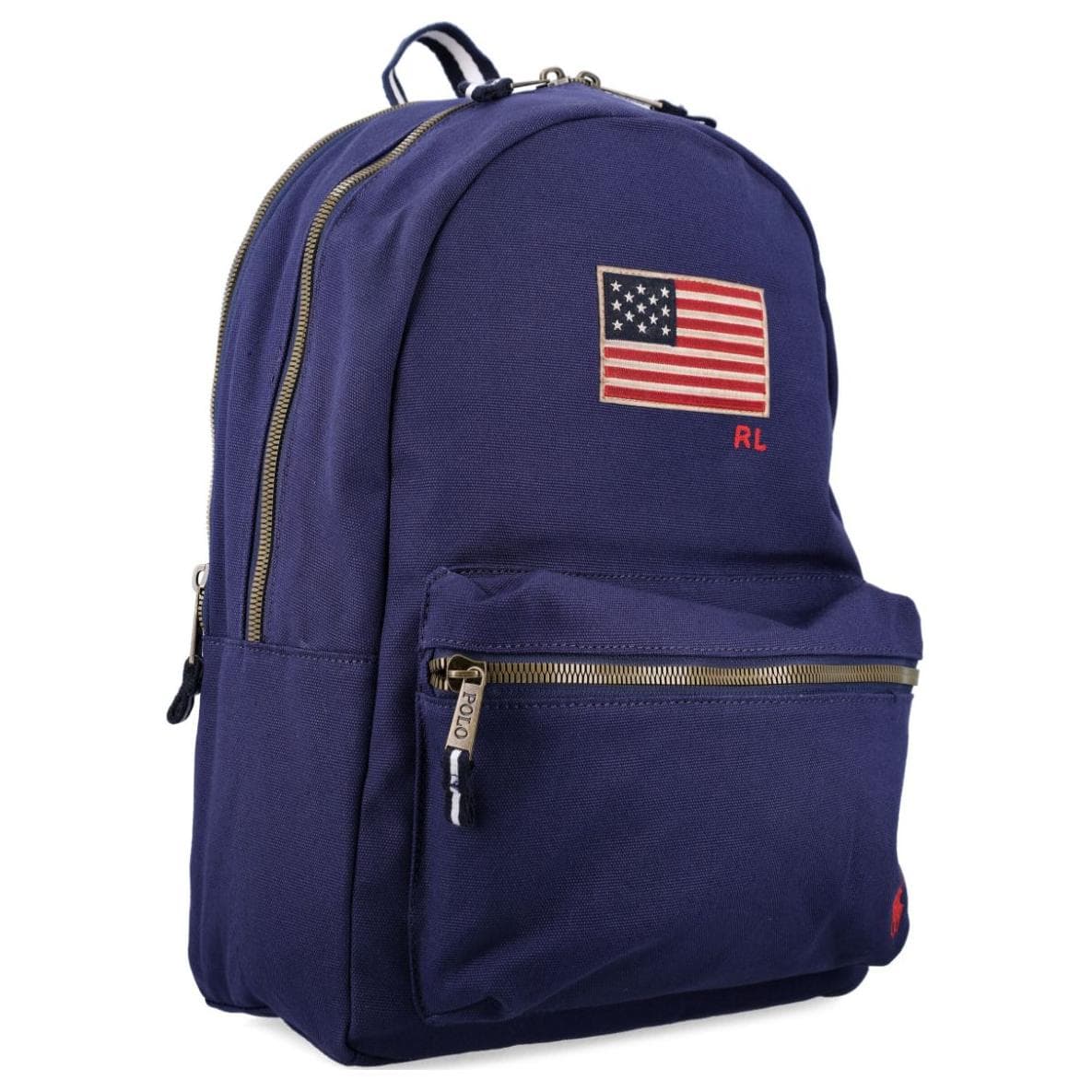 Рюкзак Polo Ralph Lauren Хлопковый рюкзак унисекс морского синего цвета - изображение 3