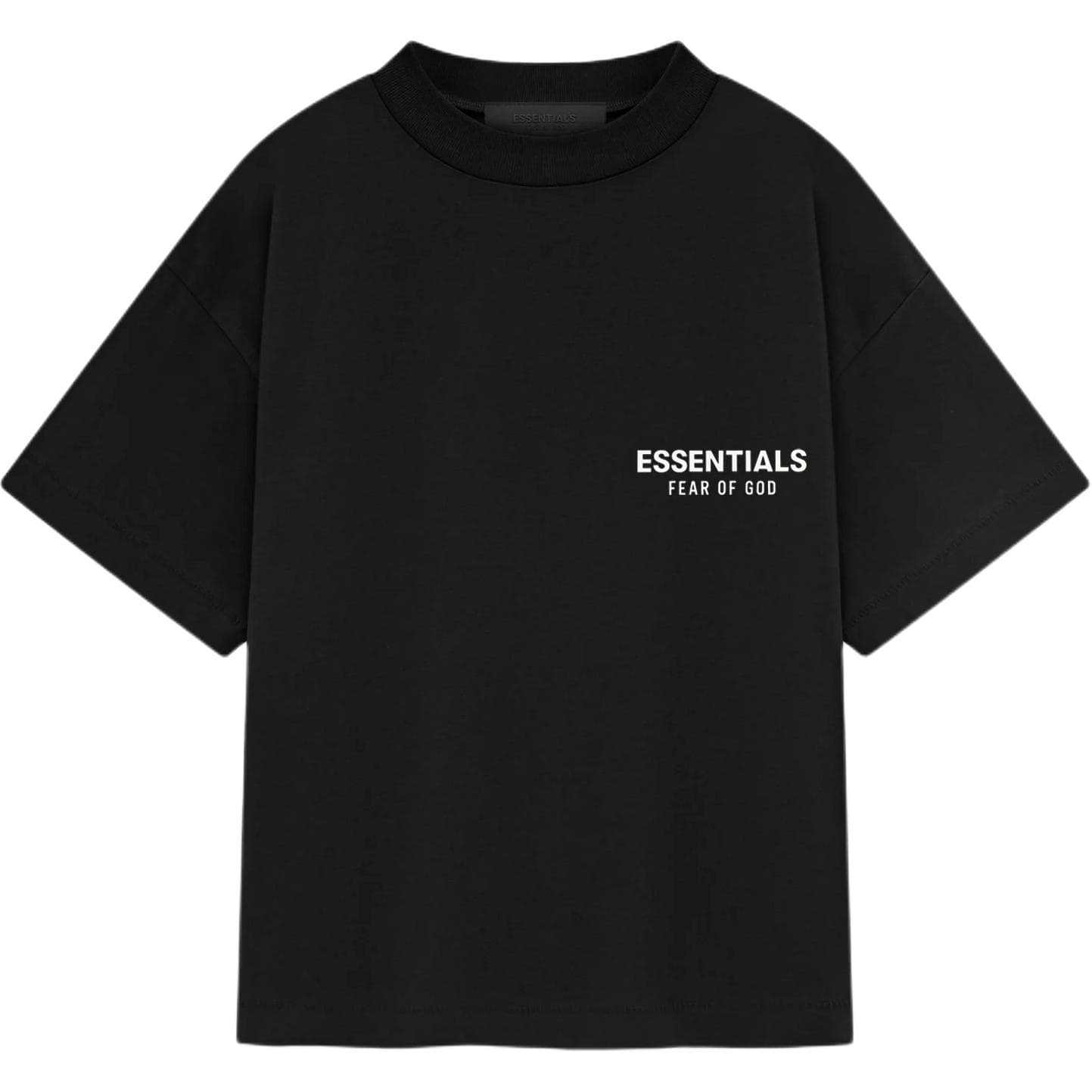 Футболка Fear of God ESSENTIALS T-Shirt Женская Метеоритный Черный - изображение 2