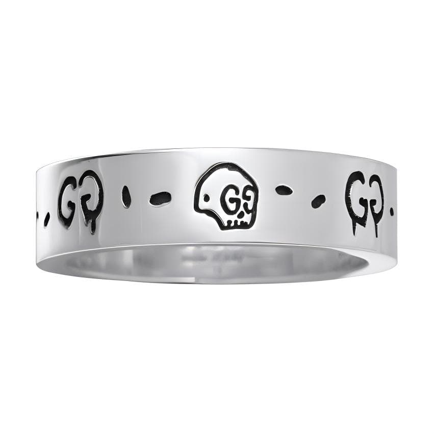 Кольцо Gucci GucciGhost Silver Ring 6mm - изображение 3