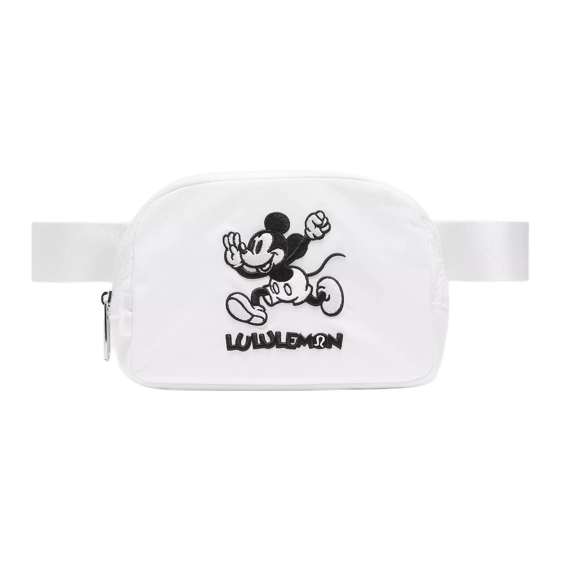Поясная сумка Lululemon × Disney Коллаборация Everywhere Переработанный нейлон Одноплечая поясная сумка (бандана) Унисекс Белый - изображение 1