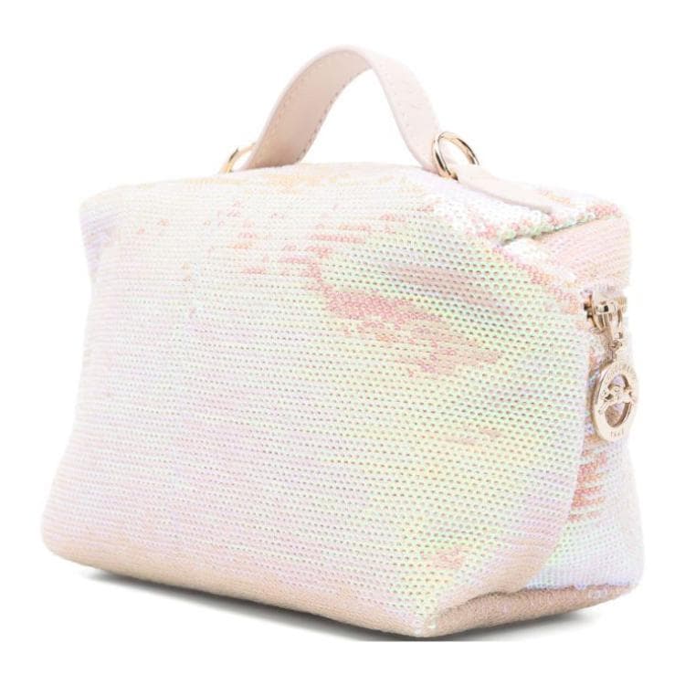 Сумка LONGCHAMP Le Pliage Collection Сумка через плечо из кожи мини-сумка для женщин светло-розовая - изображение 3