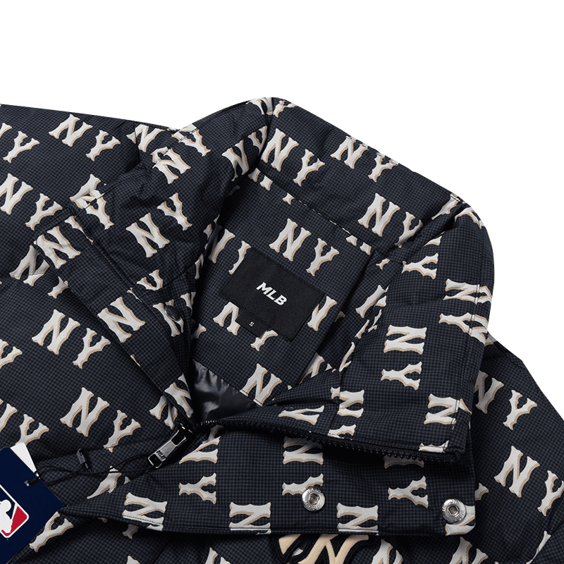 Зимняя куртка mlb Нью-Йорк Янкис Пуховик Унисекс Черный - изображение 3