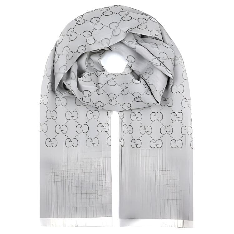 Шарф Gucci Scarf Light Grey - изображение 2
