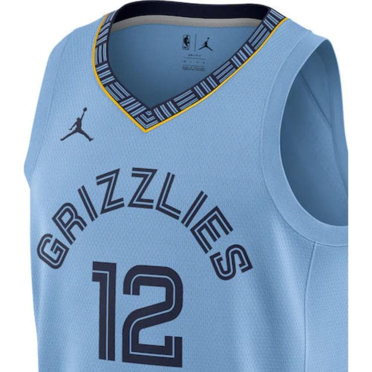 Баскетбольная майка Jordan NBA Ja Morant 12 Jersey Blue - изображение 3