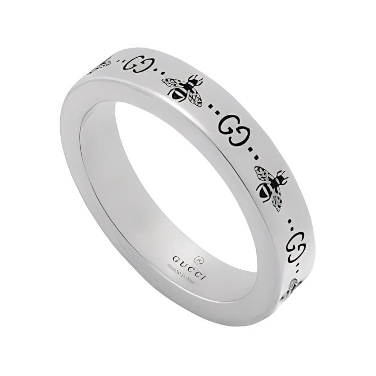 Кольцо GUCCI GG Marmont Silver Ring - изображение 3