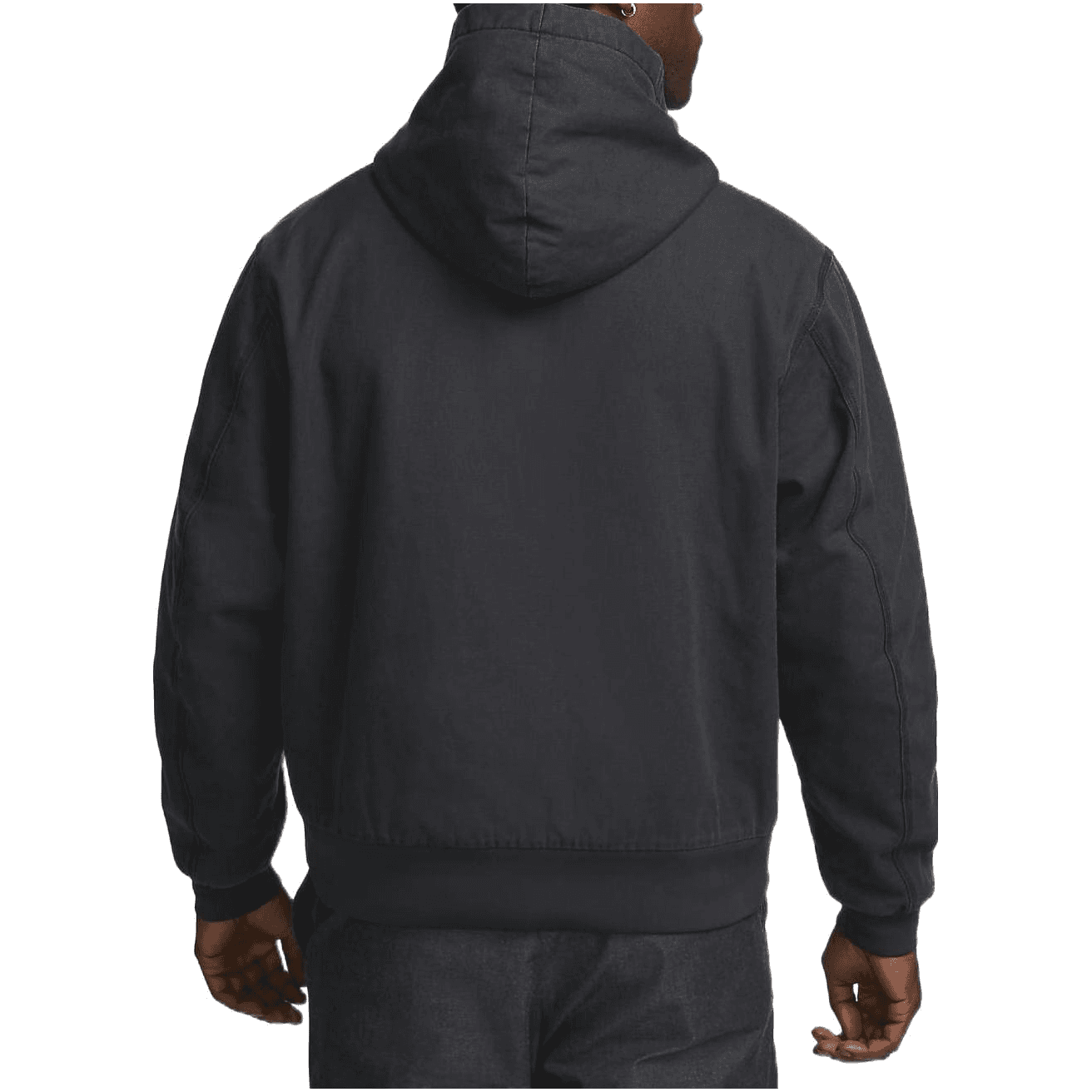 Куртка Nike Logo Zip Hoodie Black - изображение 5