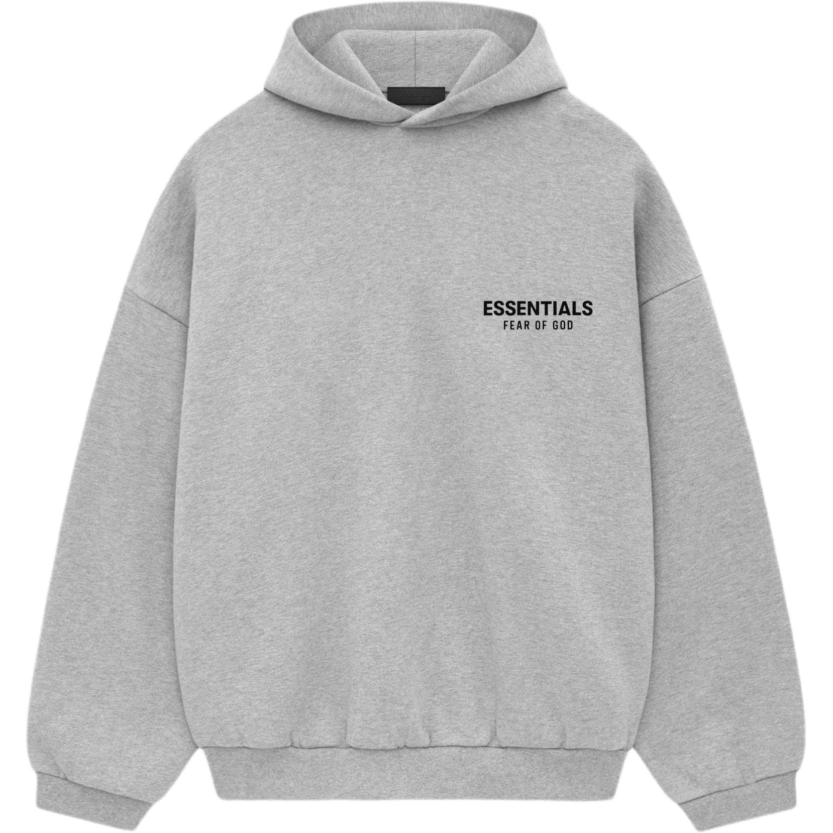 Худи Fear of God Essentials FW24 Holiday Core Hoodie Light Mist Grey - изображение 2