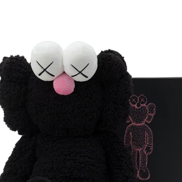 Мягкая игрушка KAWS BFF Plush Toy Black - изображение 2