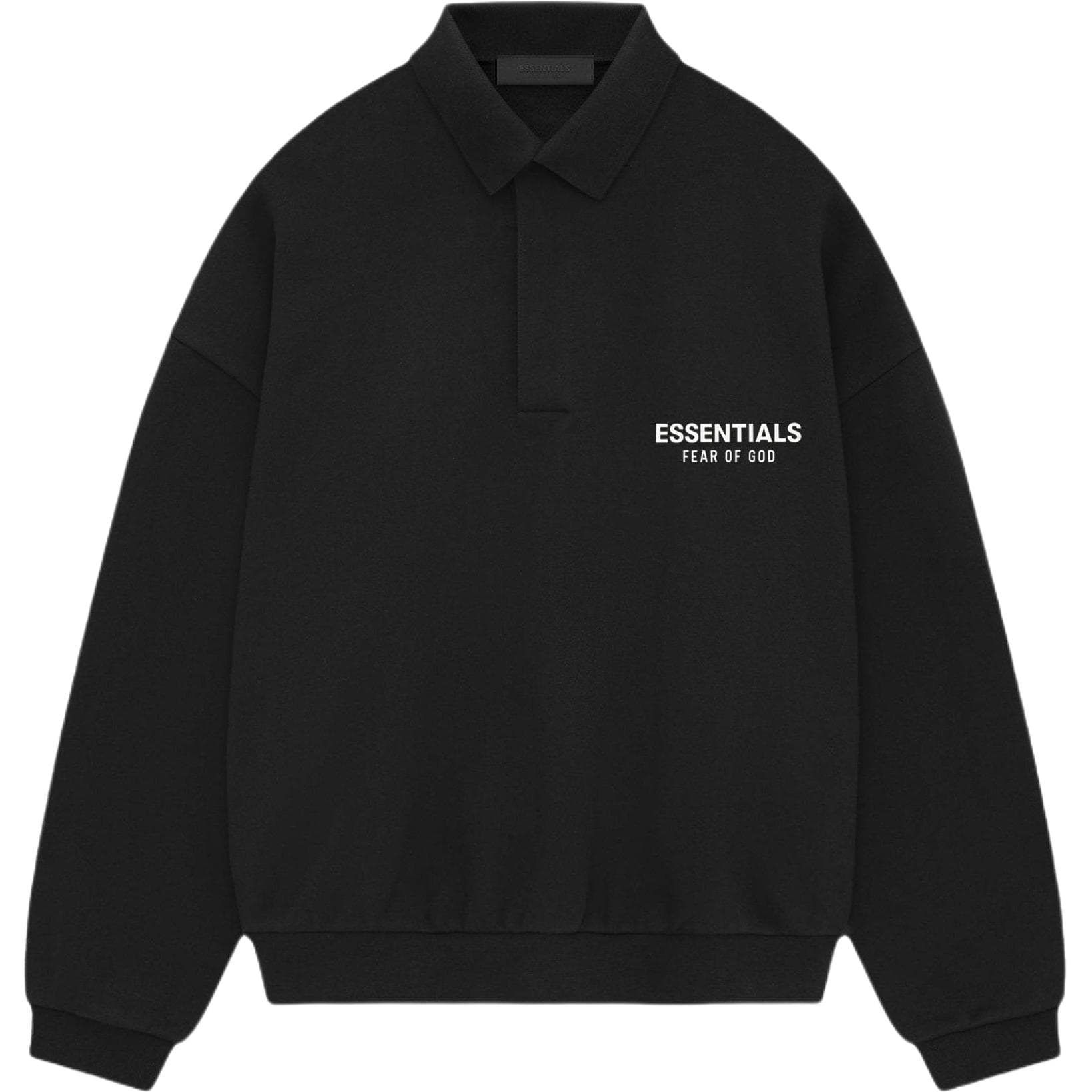 Поло Fear of God ESSENTIALS Поло Мужское Метеоритный Черный - изображение 2