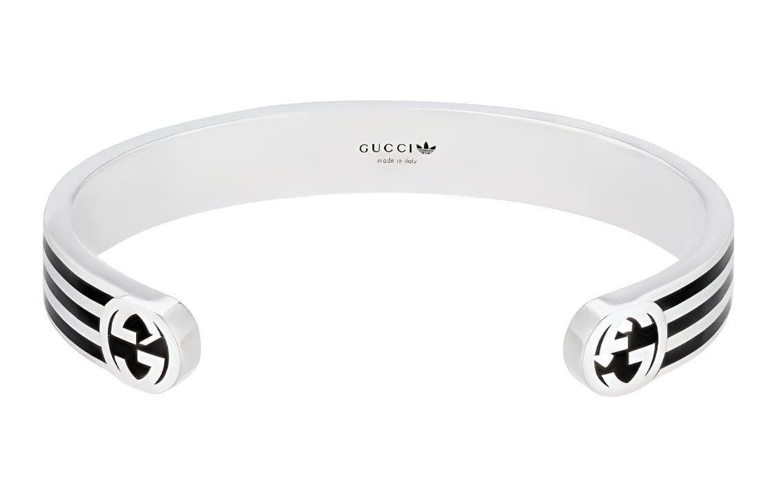 Браслет GUCCI x Adidas Logo Bracelet Silver - изображение 2