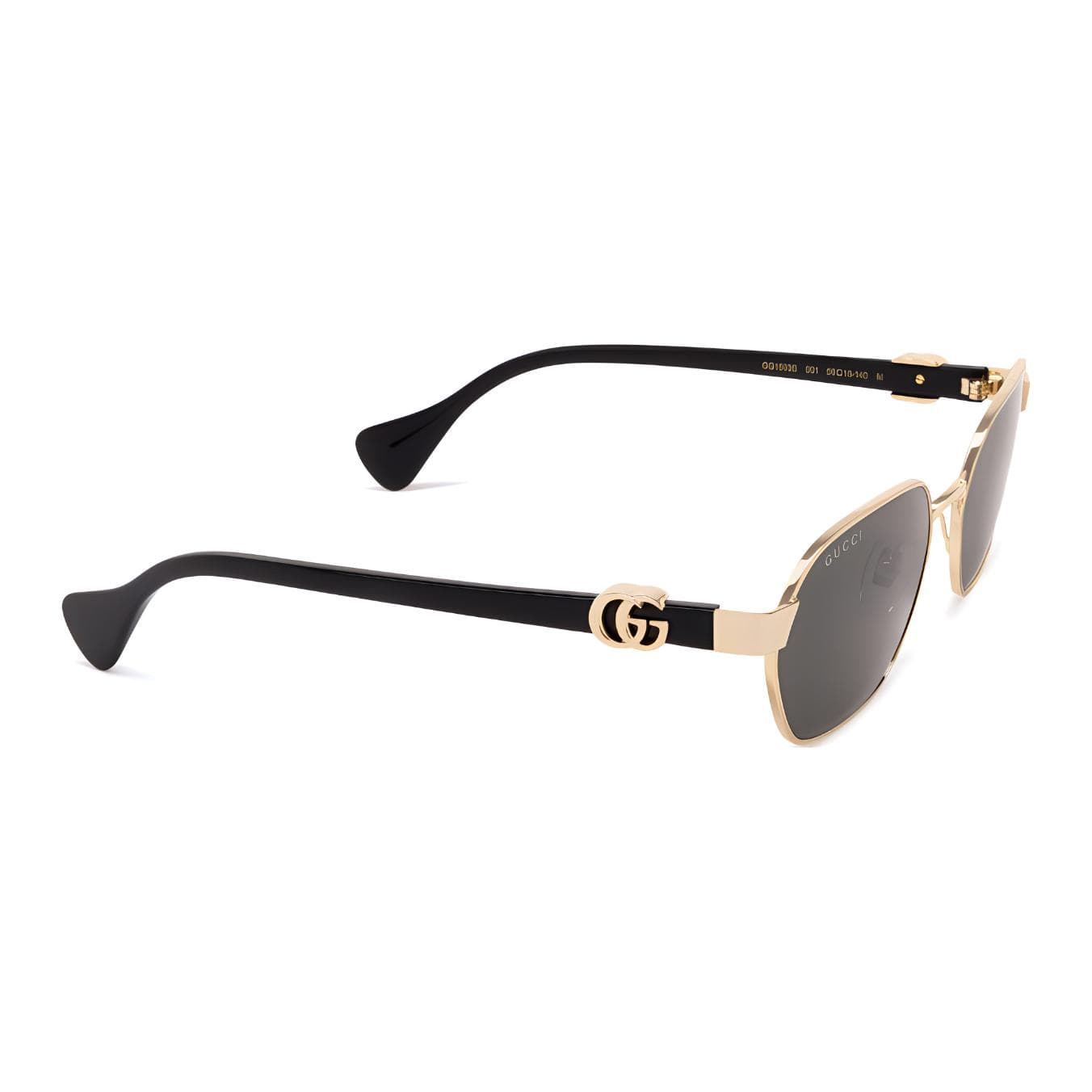 Солнцезащитные очки Gucci Metal Irregular Sunglasses Gold - изображение 3