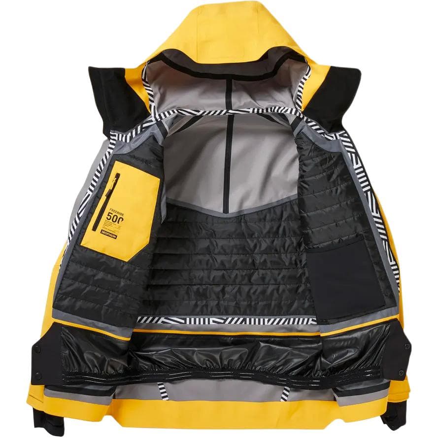 Зимняя куртка пуховик DECATHLON 500 Collection WEDZE FR Пуховик Мужской Оранжевый Желтый - изображение 2