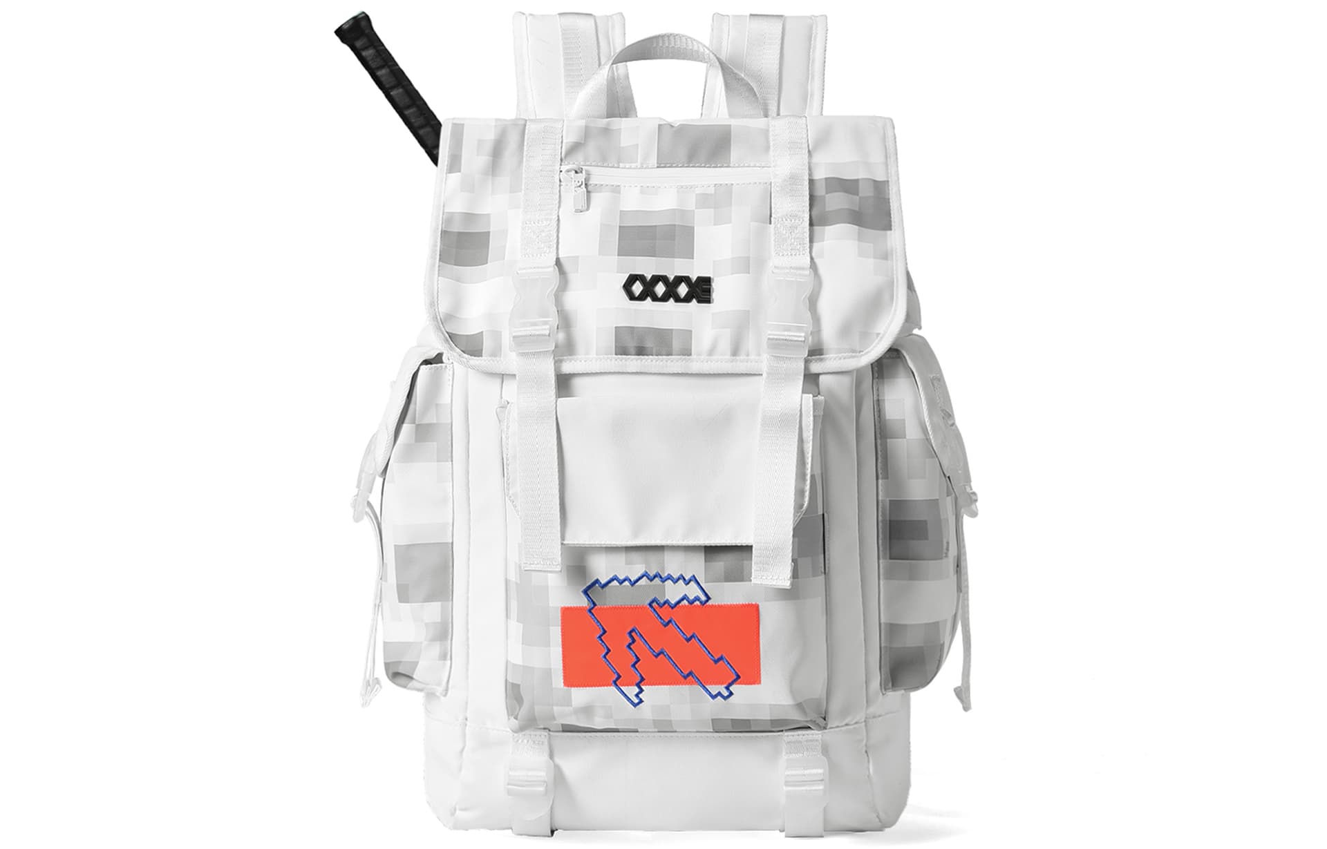 Рюкзак COEXISTENCE Reflective Backpack Large White Orange - изображение 4