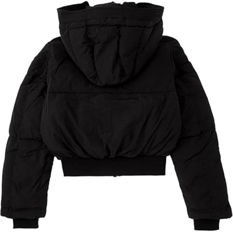 Diesel Хлопковый пуховик женский черный - изображение 3