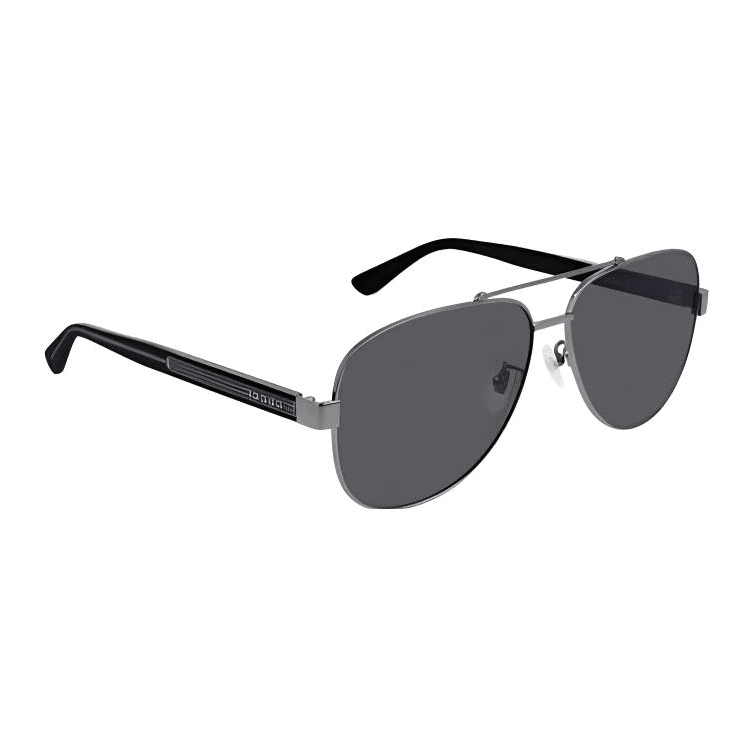 Солнцезащитные очки GUCCI Aviator Солнцезащитные очки Мужские Черные - изображение 2