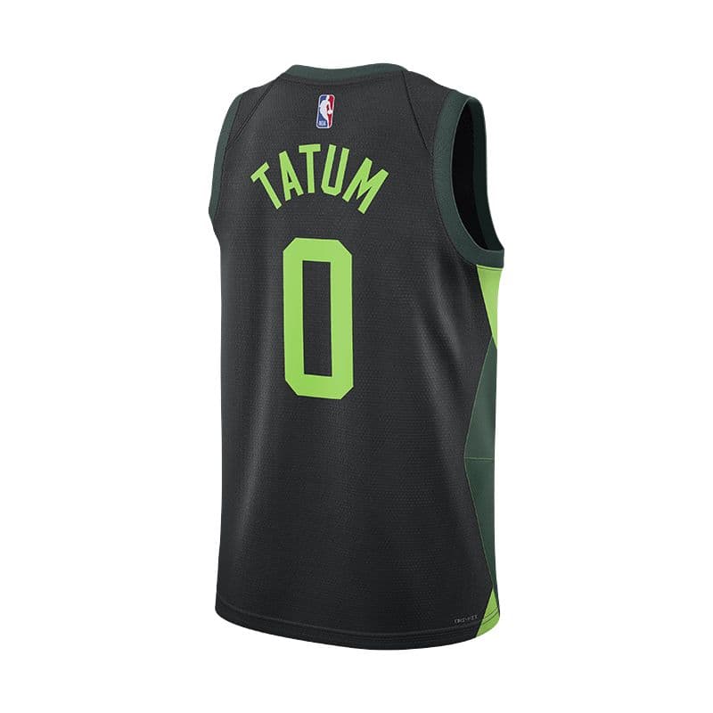 Баскетбольная майка Nike x NBA Tatum Dri-Fit City Edition 2024/25 Black - изображение 2