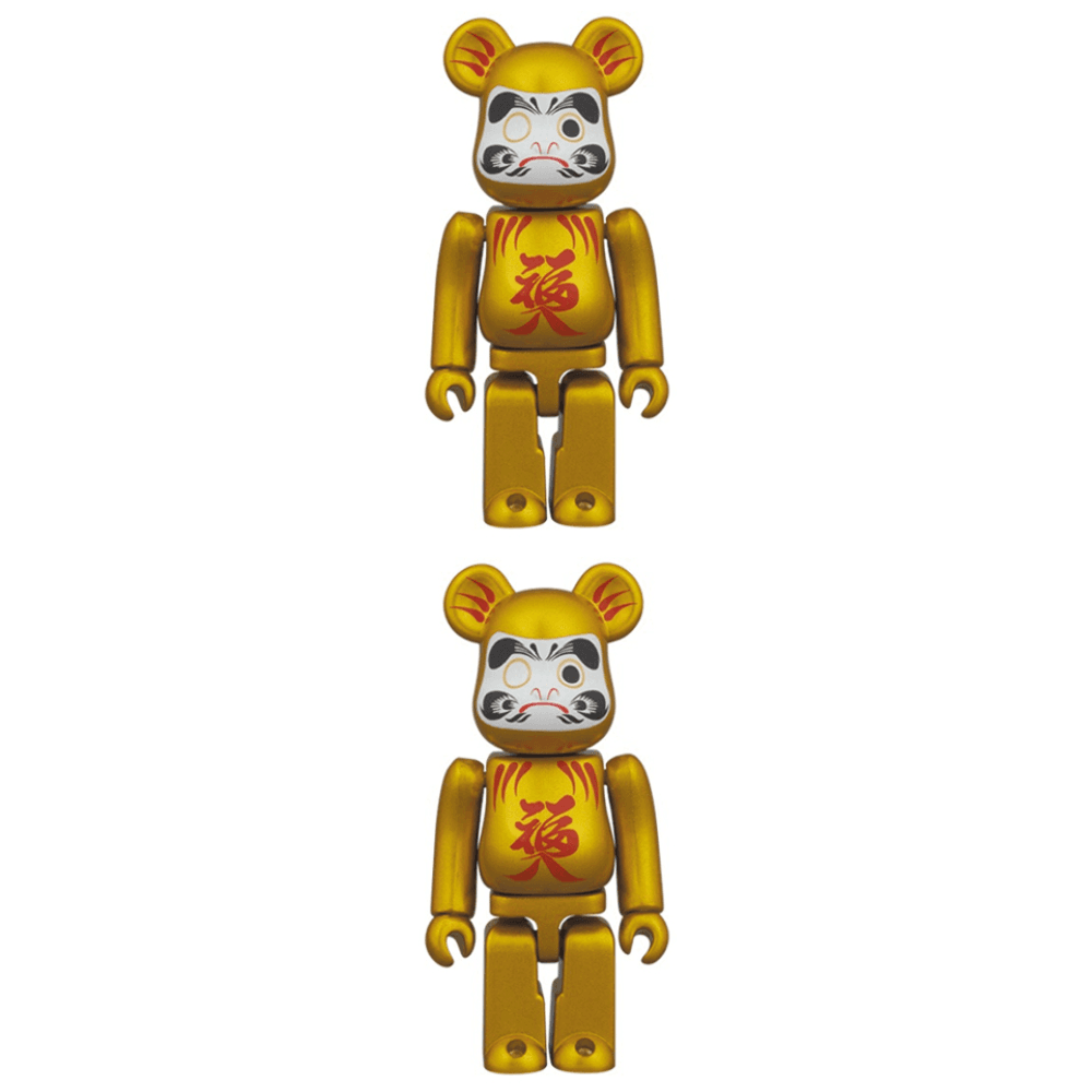 Фигурка BE@RBRICK Gold Pearl 100%/400% - изображение 2