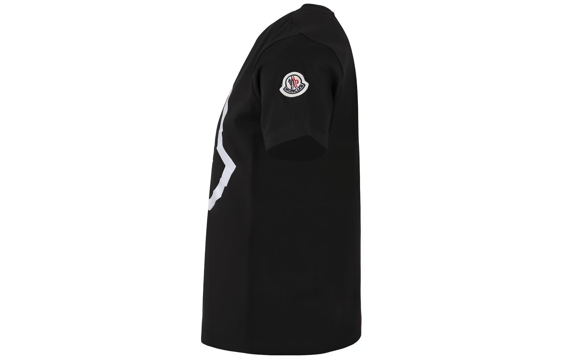 Футболка Moncler Embellished with a Printed Logo Motif T - изображение 3