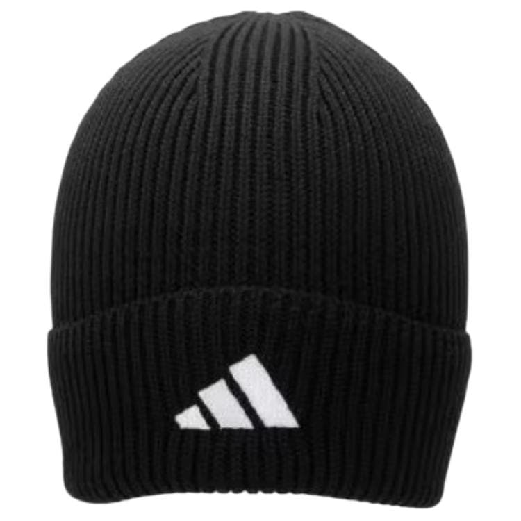 Шапка Adidas Вязаная модель Плюшевая пряжа Шапки-бини Унисекс Черный - изображение 3