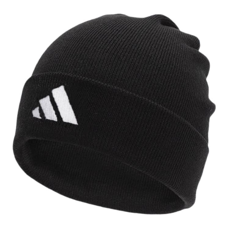 Шапка Adidas Вязаная модель Плюшевая пряжа Шапки-бини Унисекс Черный - изображение 2
