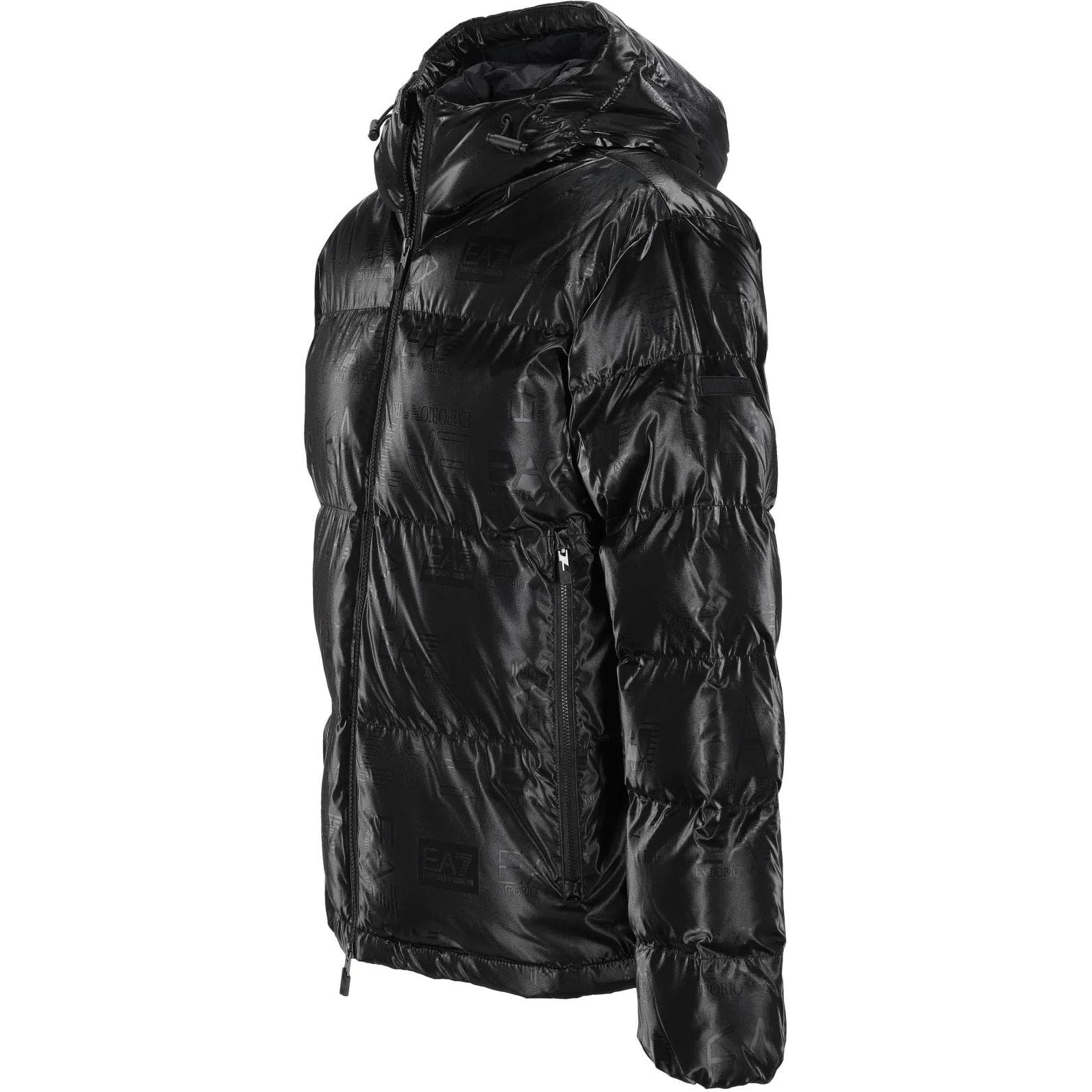 Зимняя куртка пуховик EMPORIO ARMANI EA7 FW24 Хлопковый пуховик Мужской Черный - изображение 3