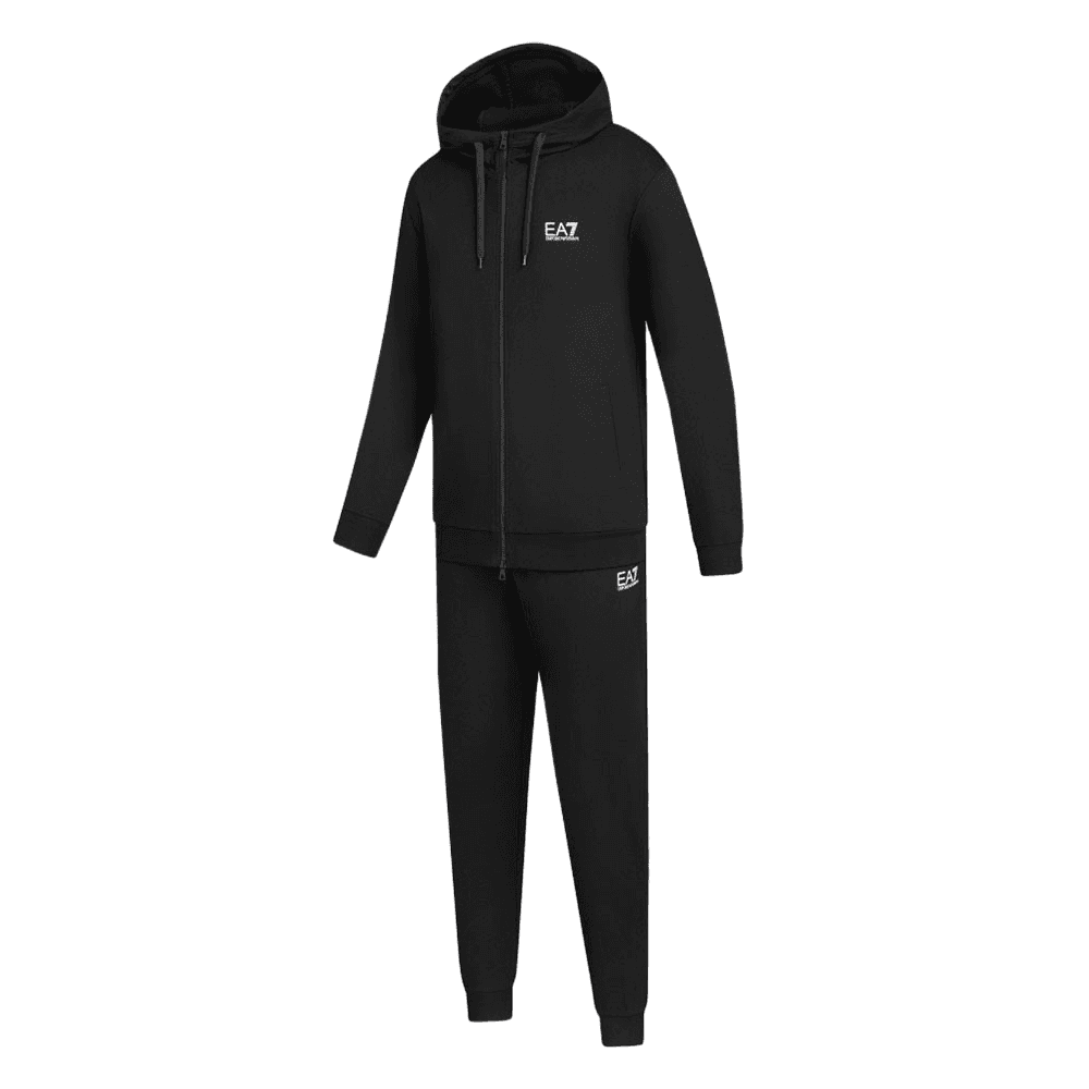 Спортивный костюм EMPORIO ARMANI EA7 FW24 Повседневные спортивные костюмы Мужской Черный - изображение 3
