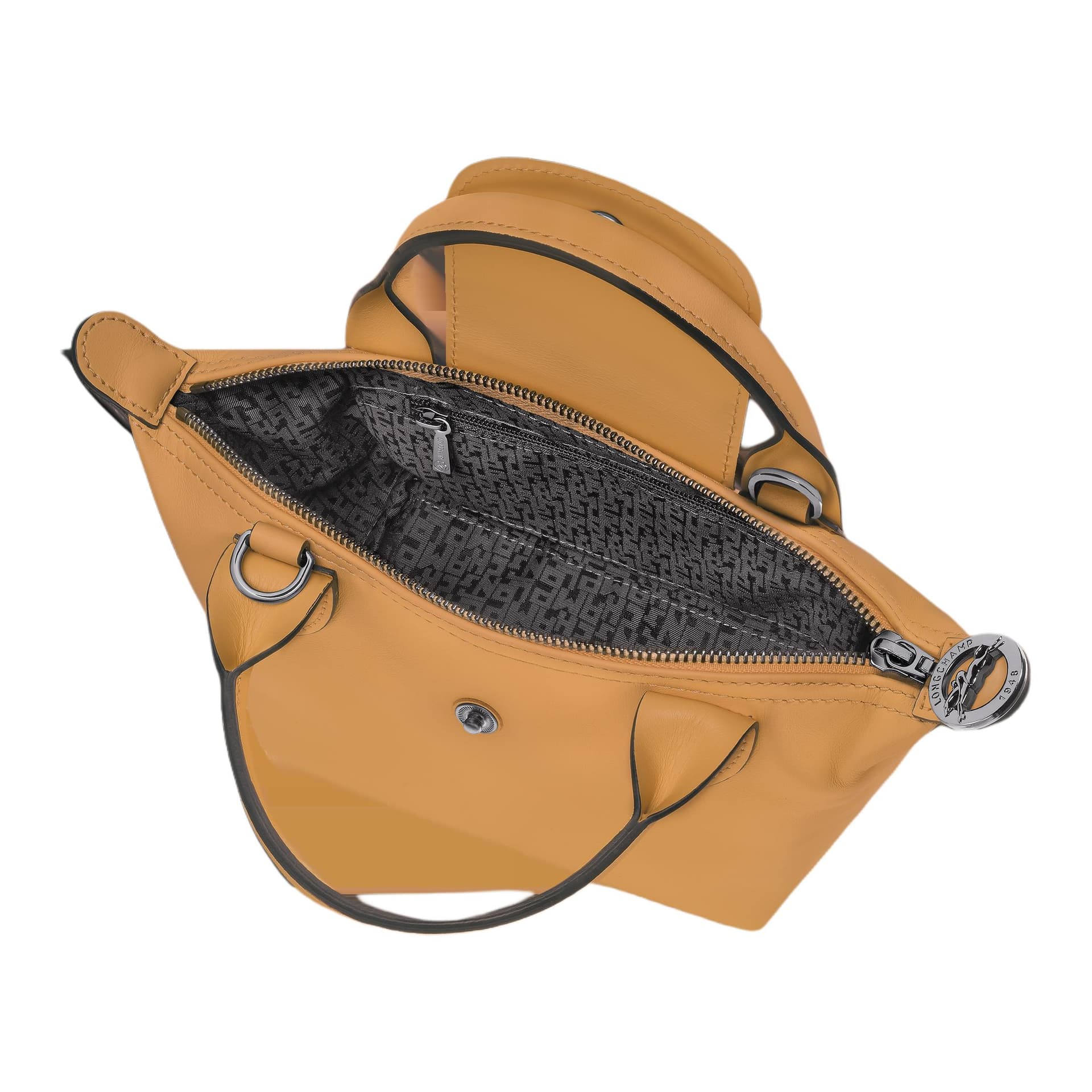 Сумка LONGCHAMP Le Pliage Xtra Коровья кожа Сумка через плечо Сумка Обычная (стандартная) Женская Мёд (Apis mellifera) - изображение 4