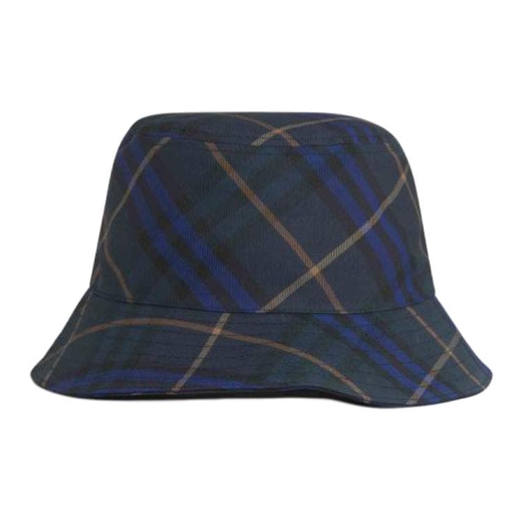 Панама Шляпы ведра Burberry из ткани мужские синие - изображение 1