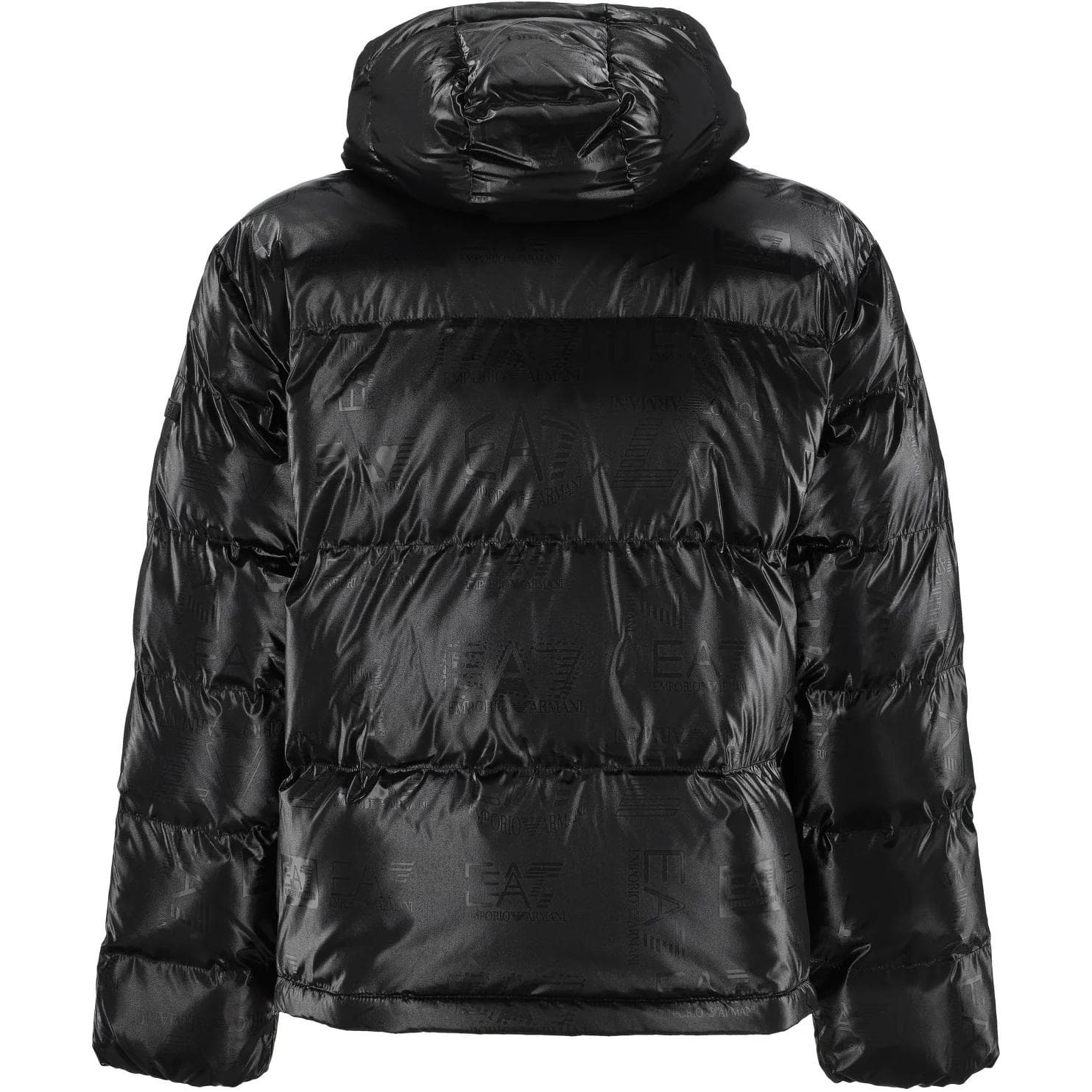 Зимняя куртка пуховик EMPORIO ARMANI EA7 FW24 Хлопковый пуховик Мужской Черный - изображение 2