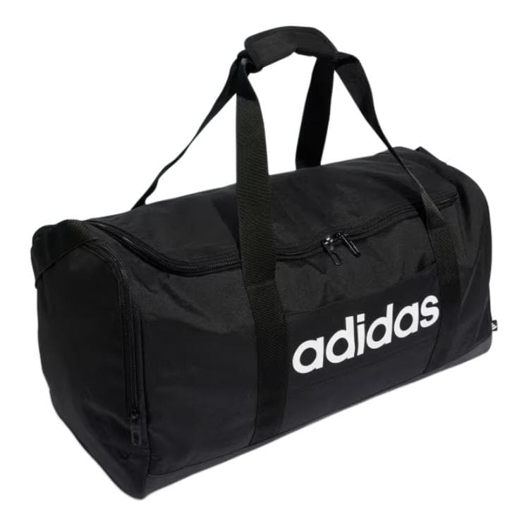 Спортивная сумка Adidas Полиэстеровая тканевая сумка для спорта в офисе среднего размера унисекс черная - изображение 2