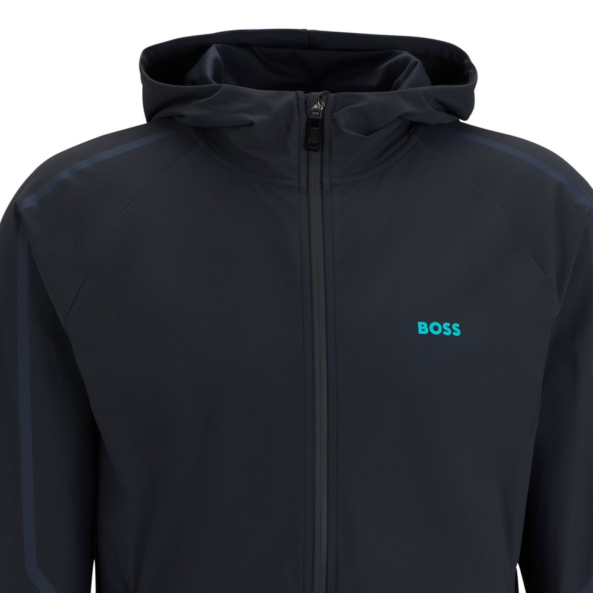 Худи HUGO BOSS Zip-Up Hoodie With Decorative Reflective Details - изображение 2