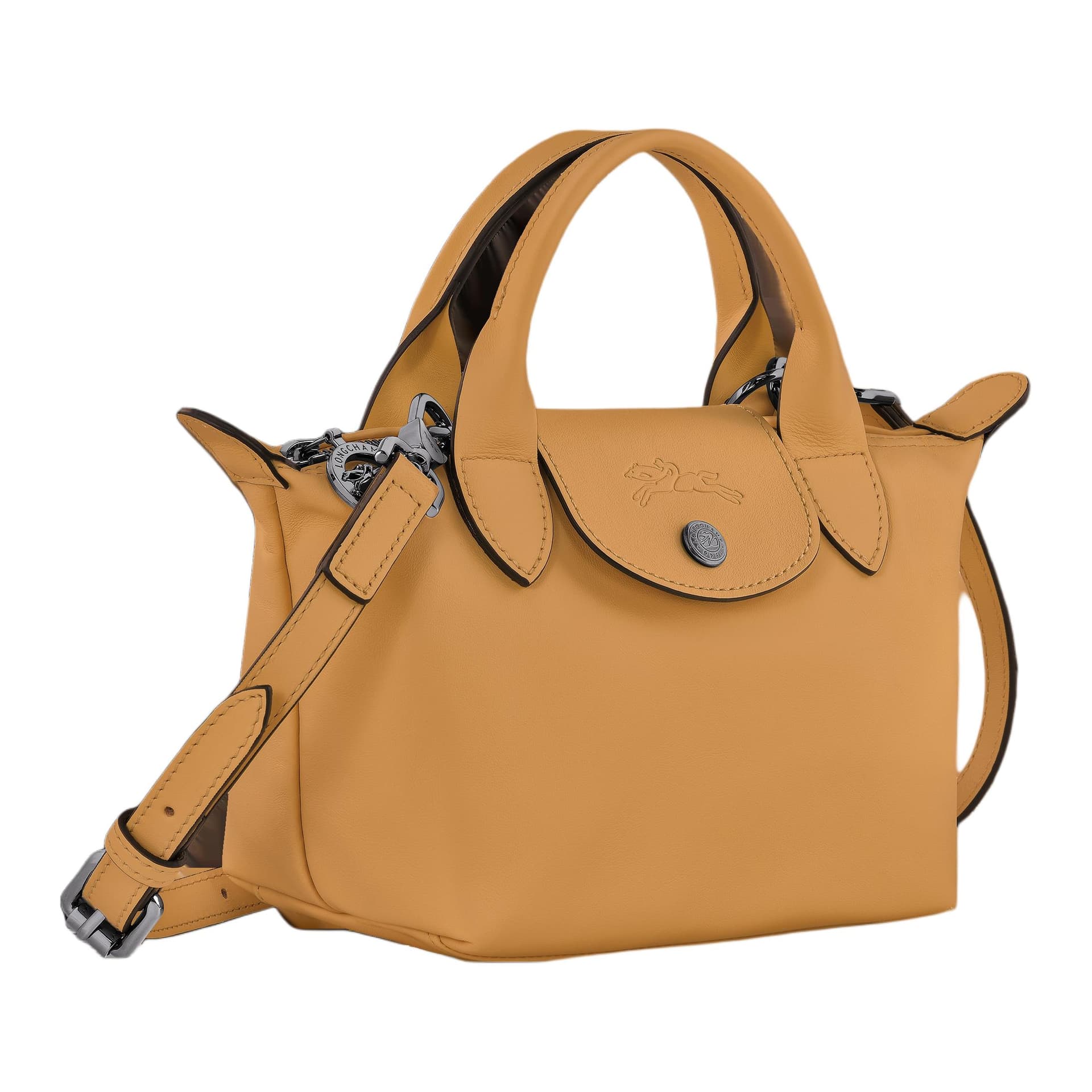 Сумка LONGCHAMP Le Pliage Xtra Коровья кожа Сумка через плечо Сумка Обычная (стандартная) Женская Мёд (Apis mellifera) - изображение 2