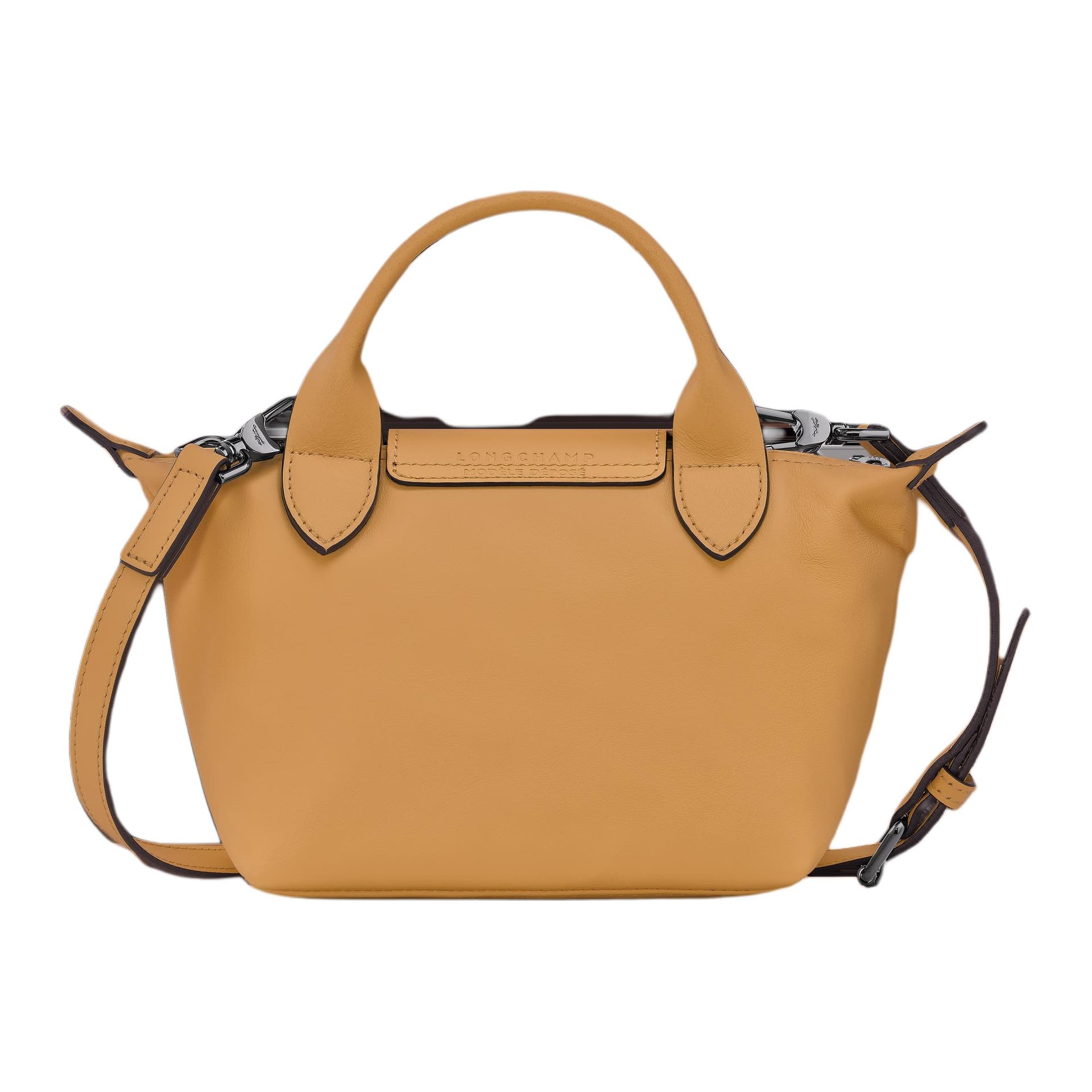 Сумка LONGCHAMP Le Pliage Xtra Коровья кожа Сумка через плечо Сумка Обычная (стандартная) Женская Мёд (Apis mellifera) - изображение 3